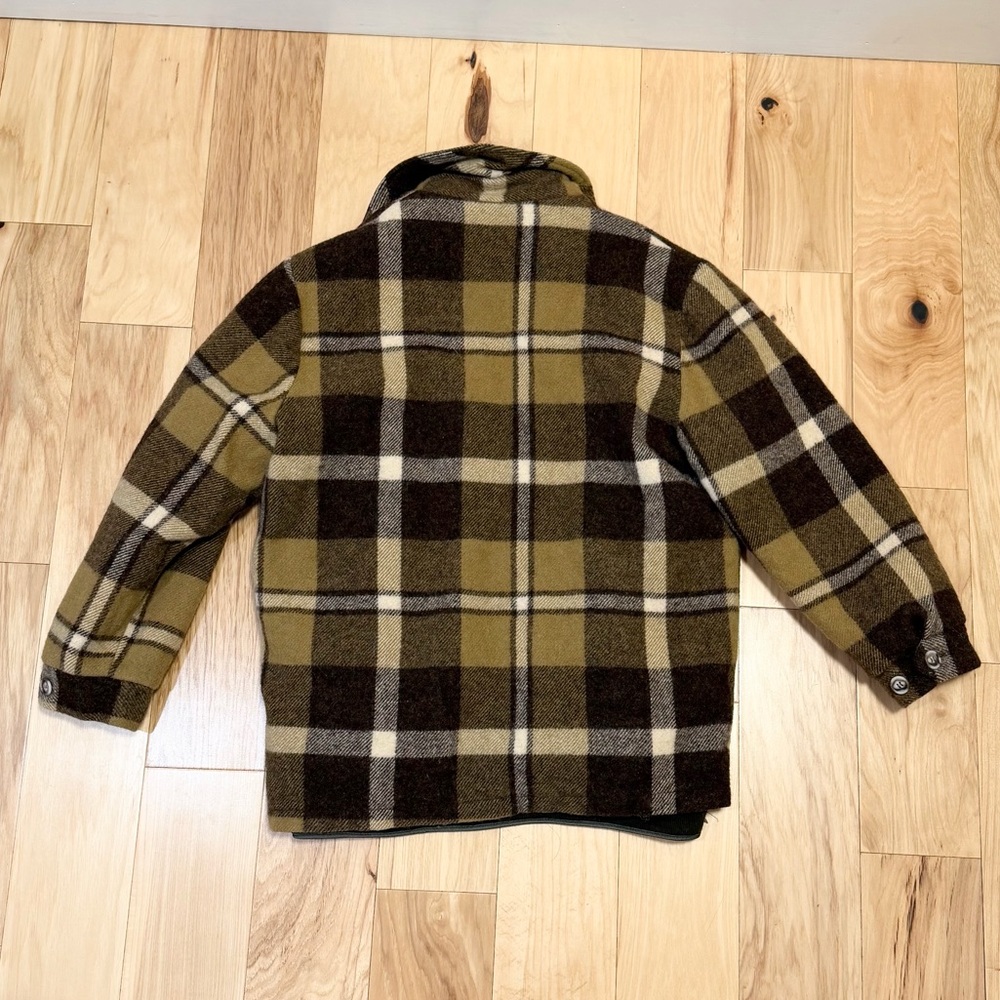 Woolrich Men’s Vintage 1960s Wool Plaid Coat - Picture 2 of 6